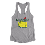 Washington Golf Women's Racerback Tank-Allegiant Goods Co. Vintage Sports Apparel
