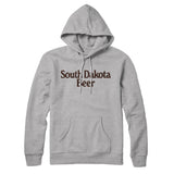 South Dakota Beer Hoodie-Allegiant Goods Co. Vintage Sports Apparel