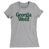 Georgia Weed Women's T-Shirt-Heather Grey-Allegiant Goods Co. Vintage Sports Apparel