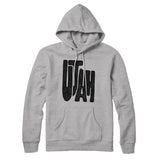 Utah State Shape Text Hoodie-Allegiant Goods Co. Vintage Sports Apparel