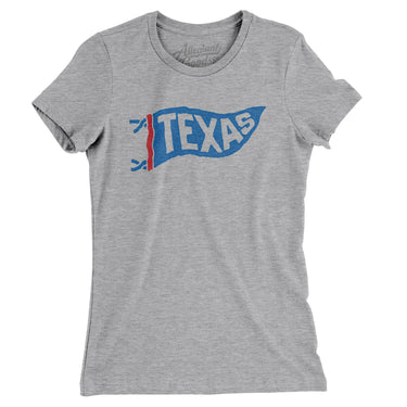 Texas Pennant Women's T-Shirt-Allegiant Goods Co. Vintage Sports Apparel