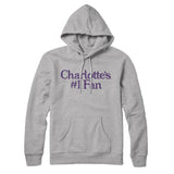 Charlotte's Number 1 Fan Hoodie-Allegiant Goods Co. Vintage Sports Apparel