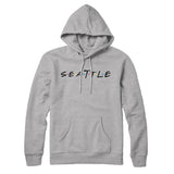 Seattle Friends Hoodie-Heather Grey-Allegiant Goods Co. Vintage Sports Apparel