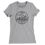 Virginia State Quarter Women's T-Shirt-Allegiant Goods Co. Vintage Sports Apparel