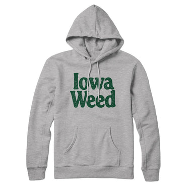 Iowa Weed Hoodie-Allegiant Goods Co. Vintage Sports Apparel