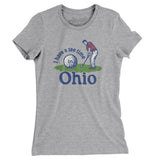 I Have A Tee Time In Ohio Women's T-Shirt-Heather Grey-Allegiant Goods Co. Vintage Sports Apparel