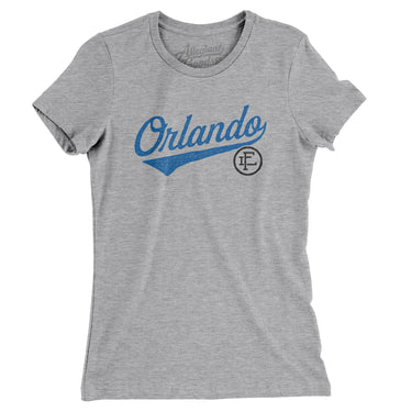 Orlando Vintage Script Women's T-Shirt-Allegiant Goods Co. Vintage Sports Apparel