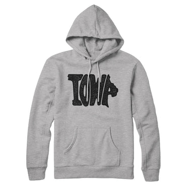 Iowa State Shape Text Hoodie-Allegiant Goods Co. Vintage Sports Apparel