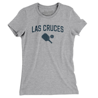 Las Cruces Pickleball Women's T-Shirt-Heather Grey-Allegiant Goods Co. Vintage Sports Apparel