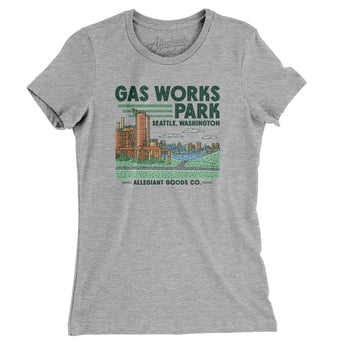 Gas Works Park Women's T-Shirt-Allegiant Goods Co. Vintage Sports Apparel