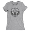 Maryland State Quarter Women's T-Shirt-Heather Grey-Allegiant Goods Co. Vintage Sports Apparel