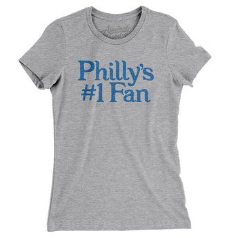 Philly's Number 1 Fan Women's T-Shirt-Allegiant Goods Co. Vintage Sports Apparel