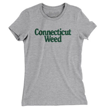 Connecticut Weed Women's T-Shirt-Allegiant Goods Co. Vintage Sports Apparel