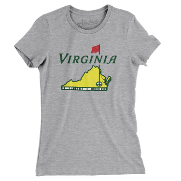 Virginia Golf Women's T-Shirt-Allegiant Goods Co. Vintage Sports Apparel
