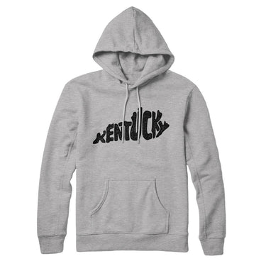 Kentucky State Shape Text Hoodie-Allegiant Goods Co. Vintage Sports Apparel