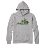 Virginia Golf Course Hoodie-Heather Grey-Allegiant Goods Co. Vintage Sports Apparel