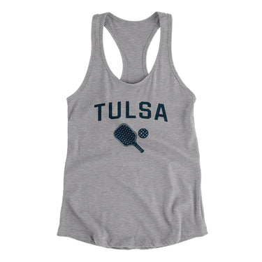 Tulsa Pickleball in Heather Grey Color
