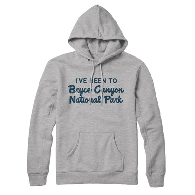 I've Been To Bryce Canyon National Park Hoodie-Heather Grey-Allegiant Goods Co. Vintage Sports Apparel