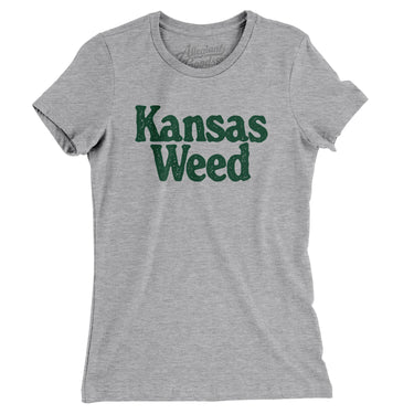 Kansas Weed Women's T-Shirt-Allegiant Goods Co. Vintage Sports Apparel