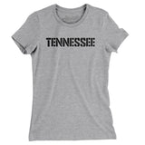Tennessee Military Stencil Women's T-Shirt-Allegiant Goods Co. Vintage Sports Apparel