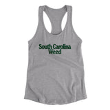 South Carolina Weed Women's Racerback Tank-Allegiant Goods Co. Vintage Sports Apparel