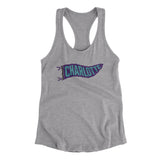 Charlotte Pennant Women's Racerback Tank-Allegiant Goods Co. Vintage Sports Apparel