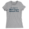 I've Been To Black Canyon National Park Women's T-Shirt-Heather Grey-Allegiant Goods Co. Vintage Sports Apparel