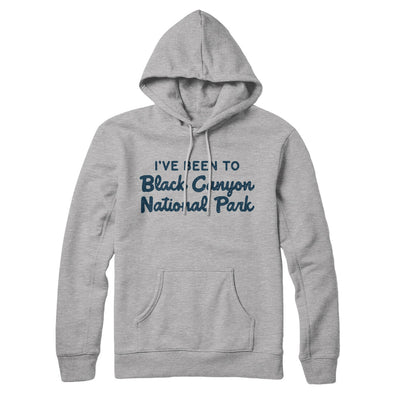 I've Been To Black Canyon National Park Hoodie-Heather Grey-Allegiant Goods Co. Vintage Sports Apparel