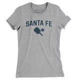 Santa Fe Pickleball Women's T-Shirt-Heather Grey-Allegiant Goods Co. Vintage Sports Apparel