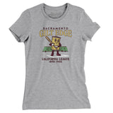 Sacramento Gilt Edge Women's T-Shirt-Allegiant Goods Co. Vintage Sports Apparel