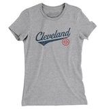 Cleveland Vintage Script Women's T-Shirt-Allegiant Goods Co. Vintage Sports Apparel