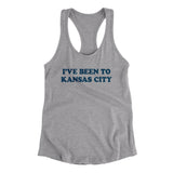 I've Been To Kansas City Women's Racerback Tank-Allegiant Goods Co. Vintage Sports Apparel