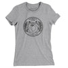 Georgia State Quarter Women's T-Shirt-Heather Grey-Allegiant Goods Co. Vintage Sports Apparel