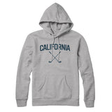 California Golf Hoodie-Heather Grey-Allegiant Goods Co. Vintage Sports Apparel