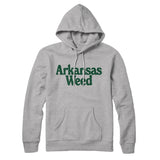 Arkansas Weed Hoodie-Allegiant Goods Co. Vintage Sports Apparel