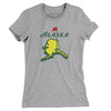 Alaska Golf Women's T-Shirt-Heather Grey-Allegiant Goods Co. Vintage Sports Apparel