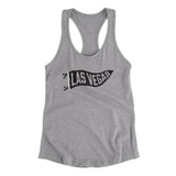 Las Vegas Pennant Women's Racerback Tank-Allegiant Goods Co. Vintage Sports Apparel