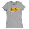 Austin Seinfeld Women's T-Shirt-Heather Grey-Allegiant Goods Co. Vintage Sports Apparel