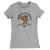 Akron Acorns Baseball Women's T-Shirt-Heather Grey-Allegiant Goods Co. Vintage Sports Apparel