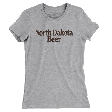 North Dakota Beer Women's T-Shirt-Allegiant Goods Co. Vintage Sports Apparel
