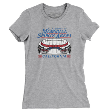 Los Angeles Memorial Sports Arena Women's T-Shirt-Allegiant Goods Co. Vintage Sports Apparel