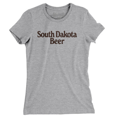 South Dakota Beer Women's T-Shirt-Allegiant Goods Co. Vintage Sports Apparel