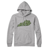 Kentucky Golf Course Hoodie-Heather Grey-Allegiant Goods Co. Vintage Sports Apparel