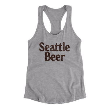 Seattle Beer Women's Racerback Tank-Allegiant Goods Co. Vintage Sports Apparel