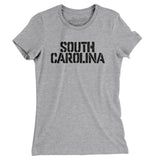 South Carolina Military Stencil Women's T-Shirt-Allegiant Goods Co. Vintage Sports Apparel