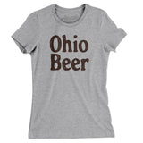 Ohio Beer Women's T-Shirt-Heather Grey-Allegiant Goods Co. Vintage Sports Apparel