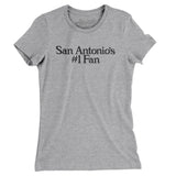San Antonio's Number 1 Fan Women's T-Shirt-Allegiant Goods Co. Vintage Sports Apparel