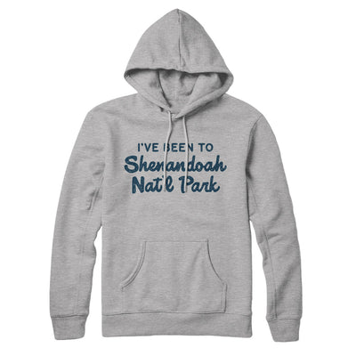 I've Been To Shenandoah National Park Hoodie-Heather Grey-Allegiant Goods Co. Vintage Sports Apparel