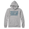There's No Place Like Kentucky Hoodie-Heather Grey-Allegiant Goods Co. Vintage Sports Apparel