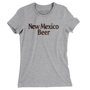 New Mexico Beer Women's T-Shirt-Heather Grey-Allegiant Goods Co. Vintage Sports Apparel